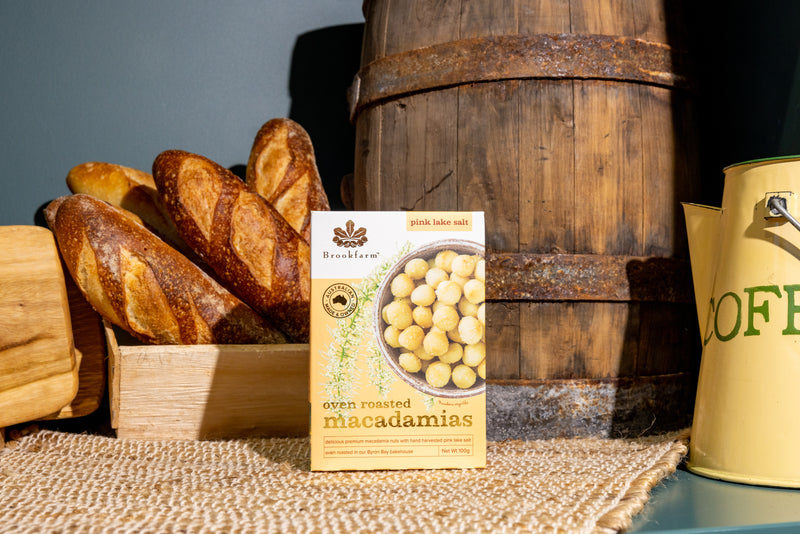 Roasted Macadamias - Pink Lake Salt